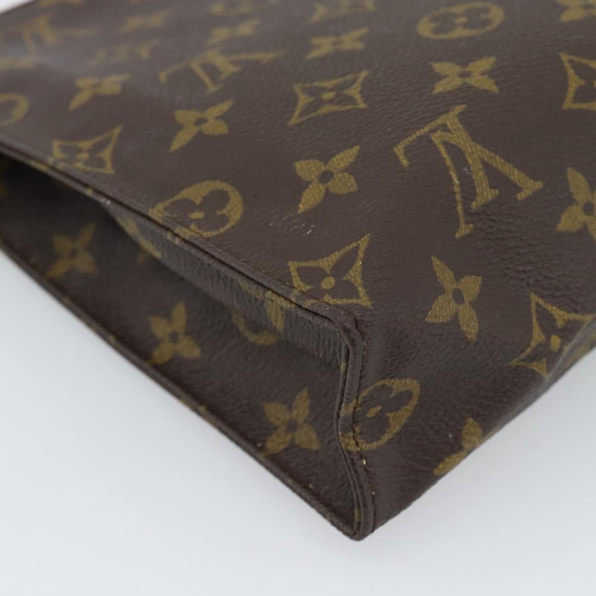 LOUIS VUITTON Monogram Poche Toilette 26 Pouch M47542 LV Auth 184791