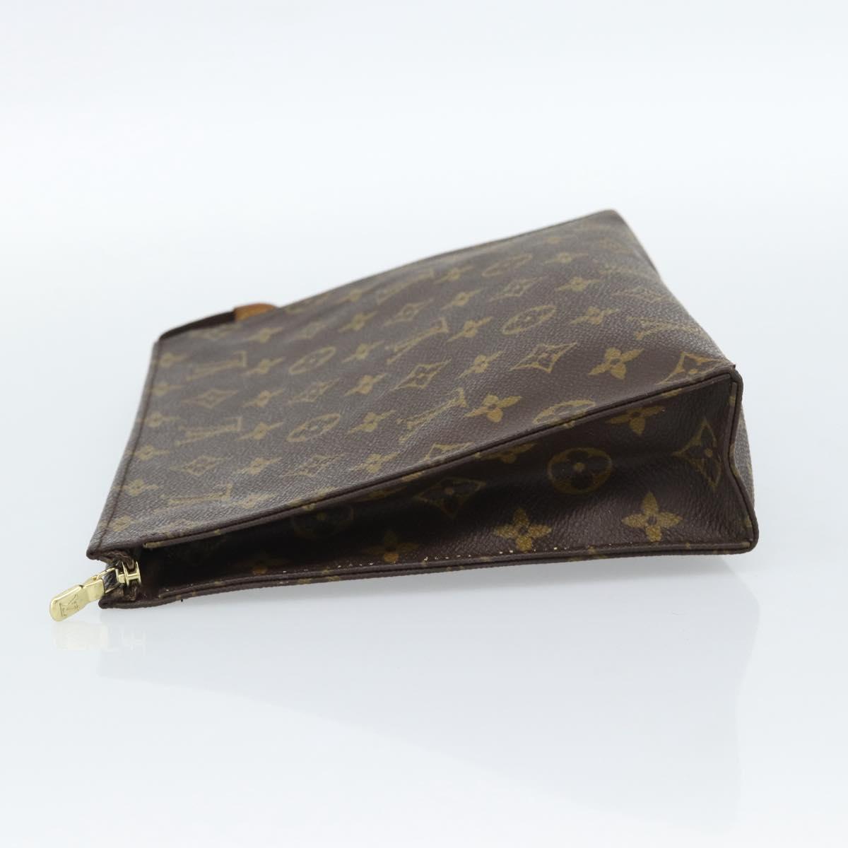 LOUIS VUITTON Monogram Poche Toilette 26 Pouch M47542 LV Auth 184791