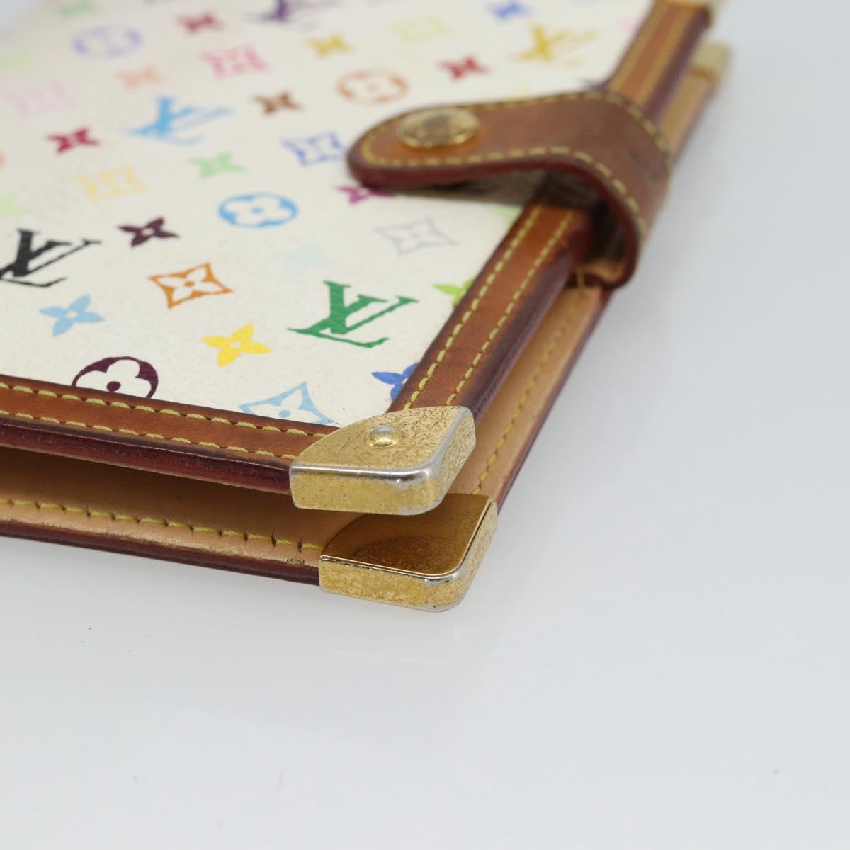 LOUIS VUITTON Monogram Multicolor Agenda PM Planner Cover R21074 Auth 184793