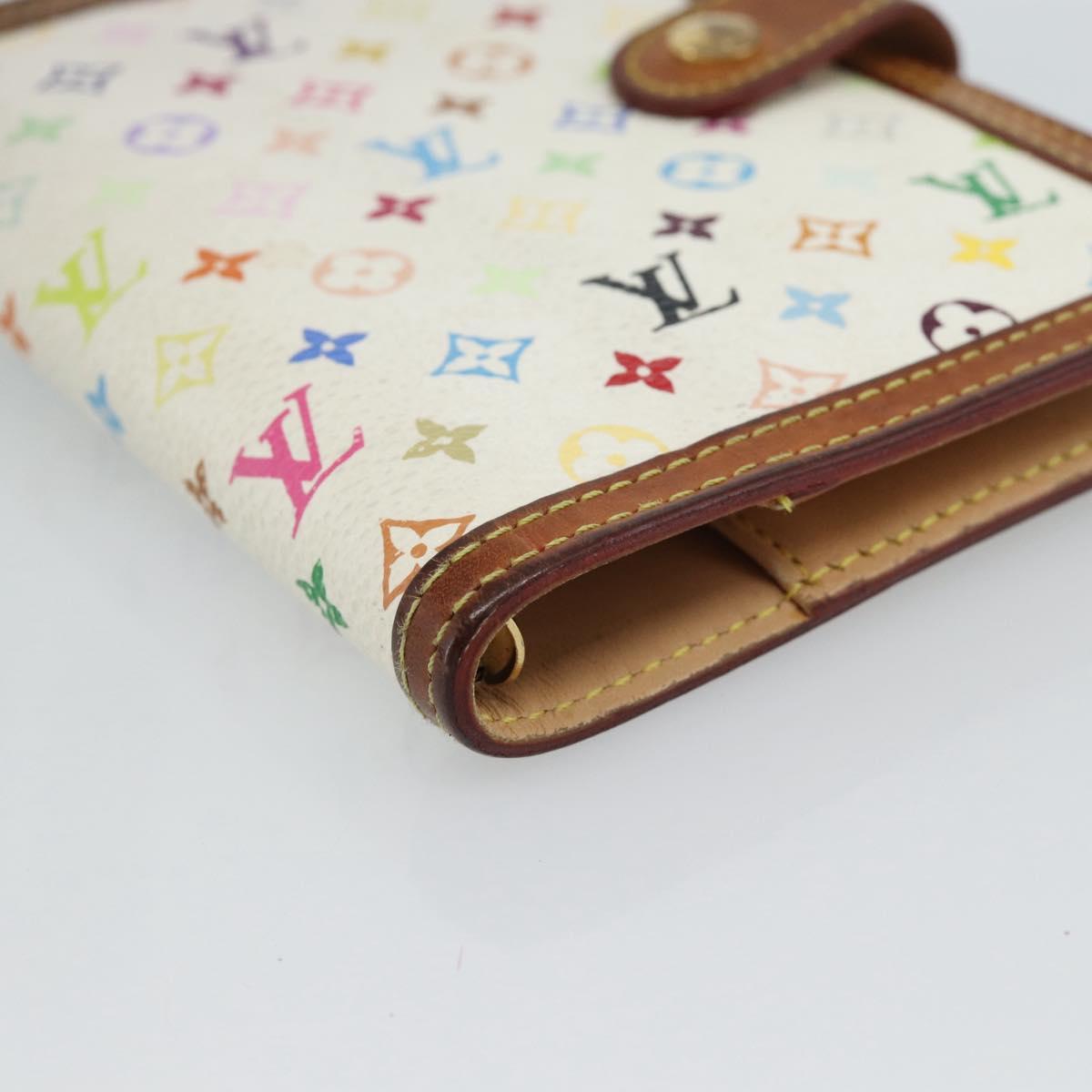 LOUIS VUITTON Monogram Multicolor Agenda PM Planner Cover R21074 Auth 184793