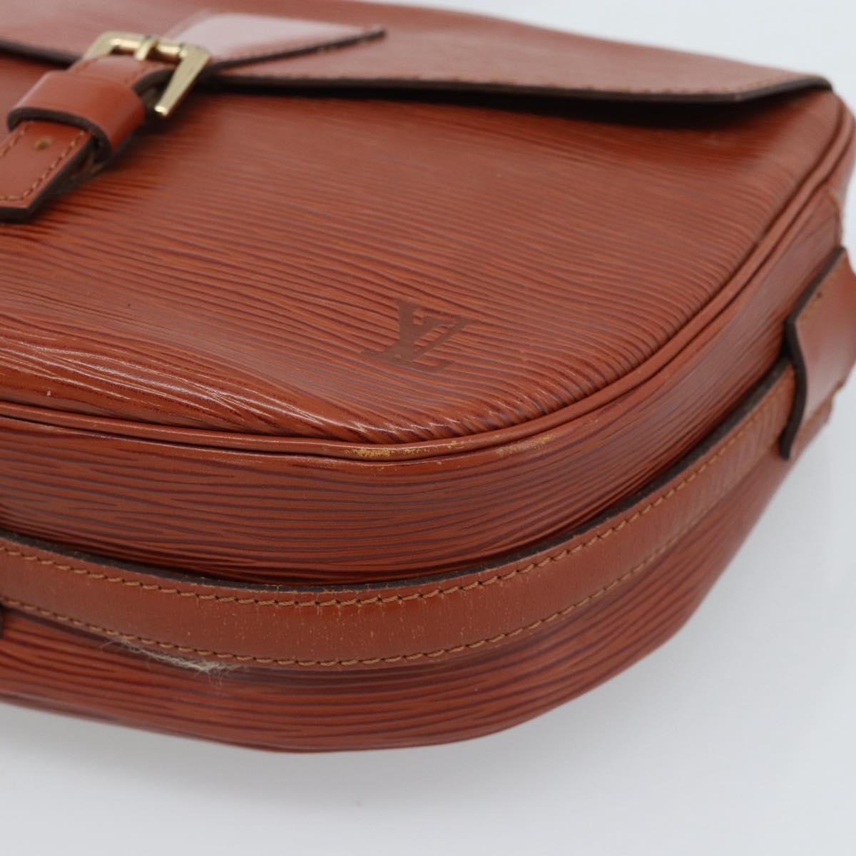 LOUIS VUITTON Epi Jeune FilleMM Shoulder Bag Brown M52153 LV Auth 184798