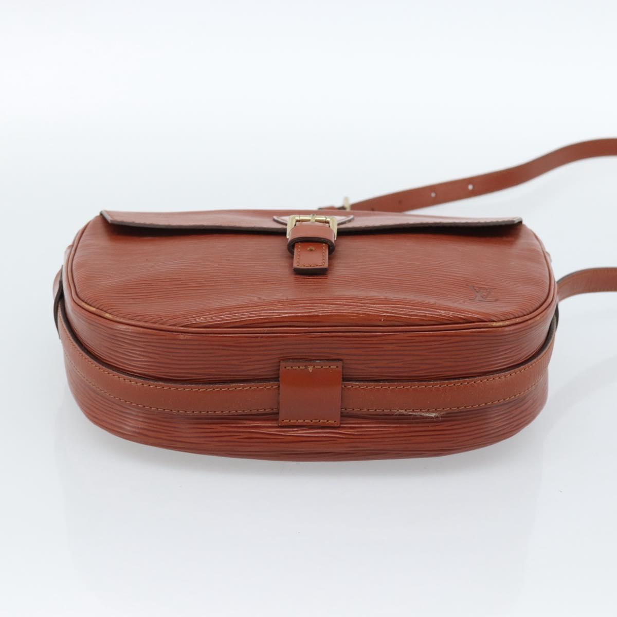 LOUIS VUITTON Epi Jeune FilleMM Shoulder Bag Brown M52153 LV Auth 184798
