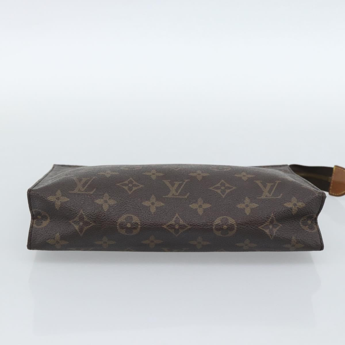 LOUIS VUITTON Monogram Poche Toilette 26 Pouch M47542 LV Auth 184802