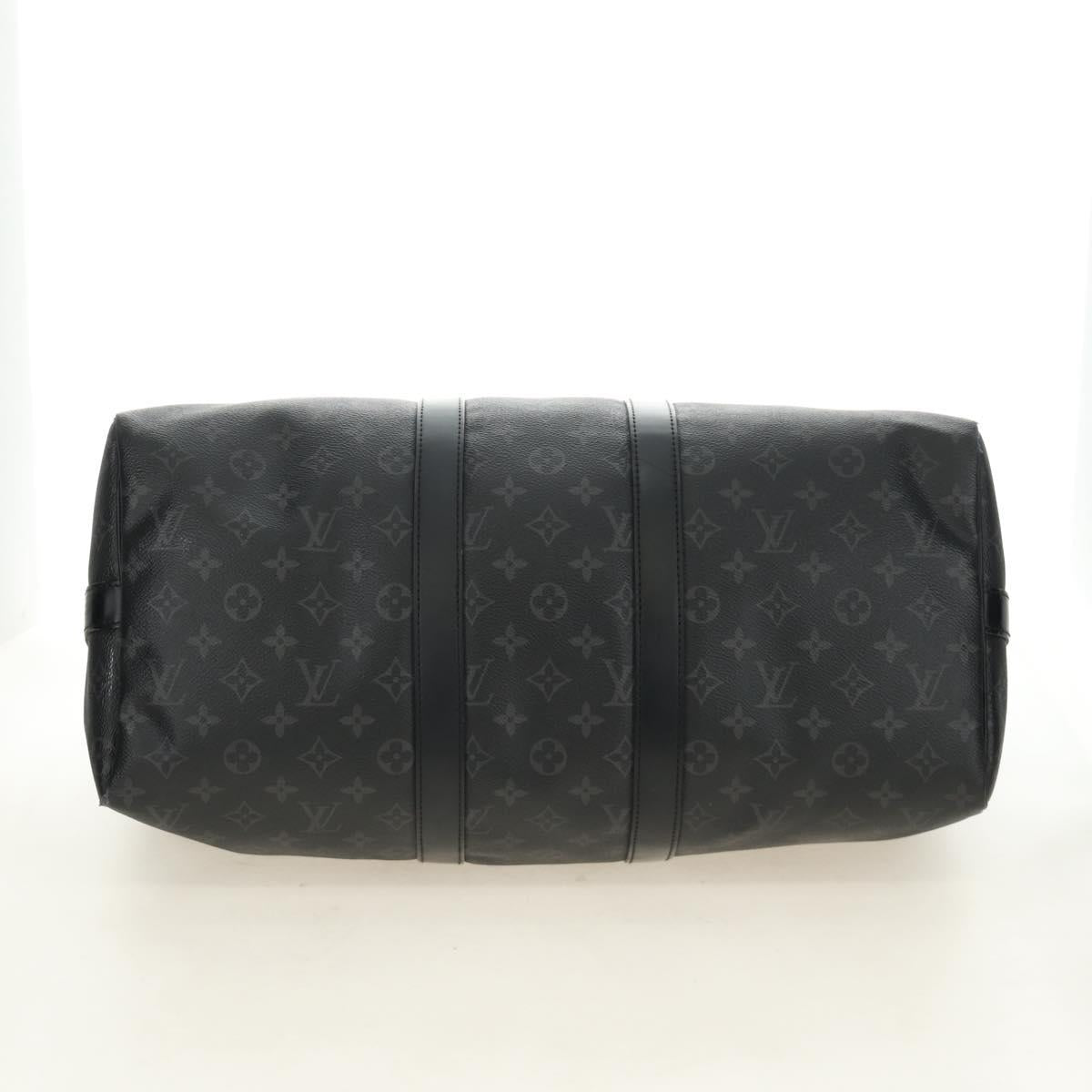 LOUIS VUITTON Monogram Eclipse Keepall Bandouliere 45 Bag M40569 LV Auth 184824A