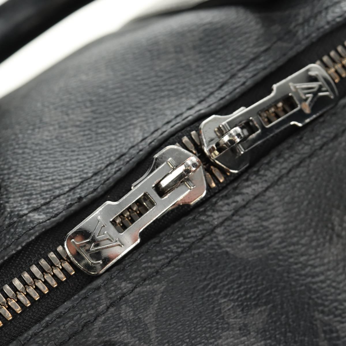 LOUIS VUITTON Monogram Eclipse Keepall Bandouliere 45 Bag M40569 LV Auth 184824A