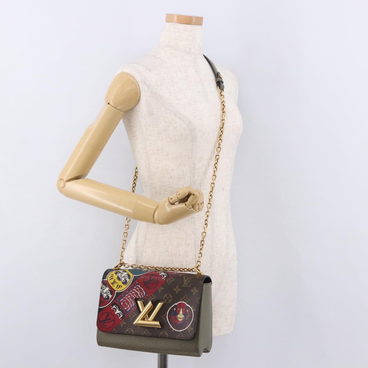 LOUIS VUITTON Monogram Kabuki Twist MM Shoulder Bag M67260 LV Auth 184828SM