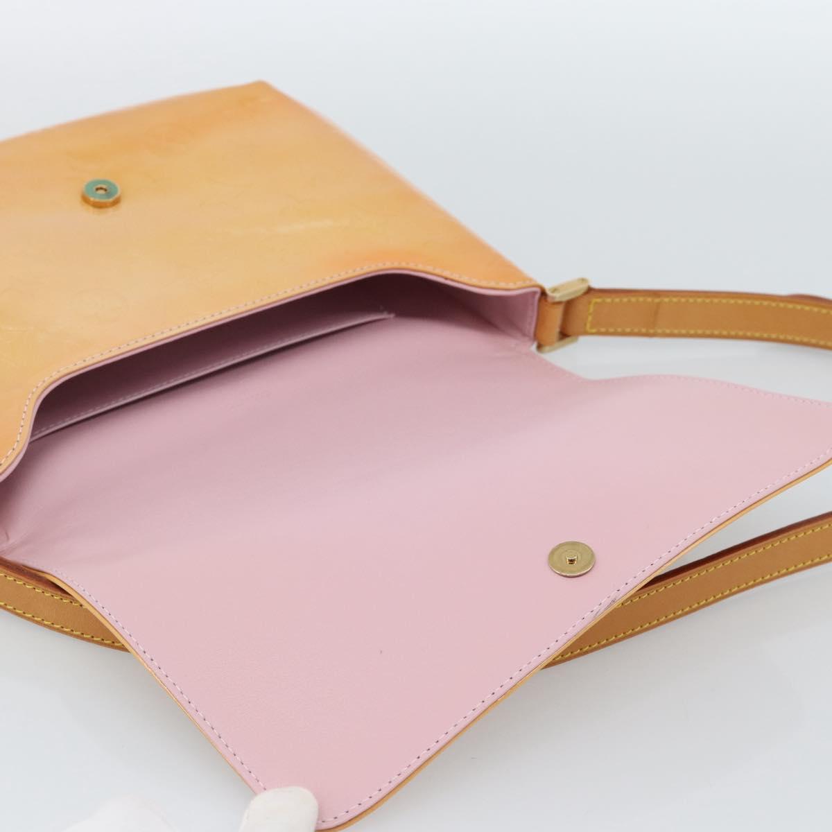 LOUIS VUITTON Monogram Vernis Thompson Street Bag Pink M91070 LV Auth 184835A