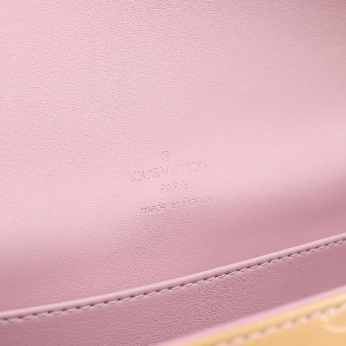 LOUIS VUITTON Monogram Vernis Thompson Street Bag Pink M91070 LV Auth 184835A