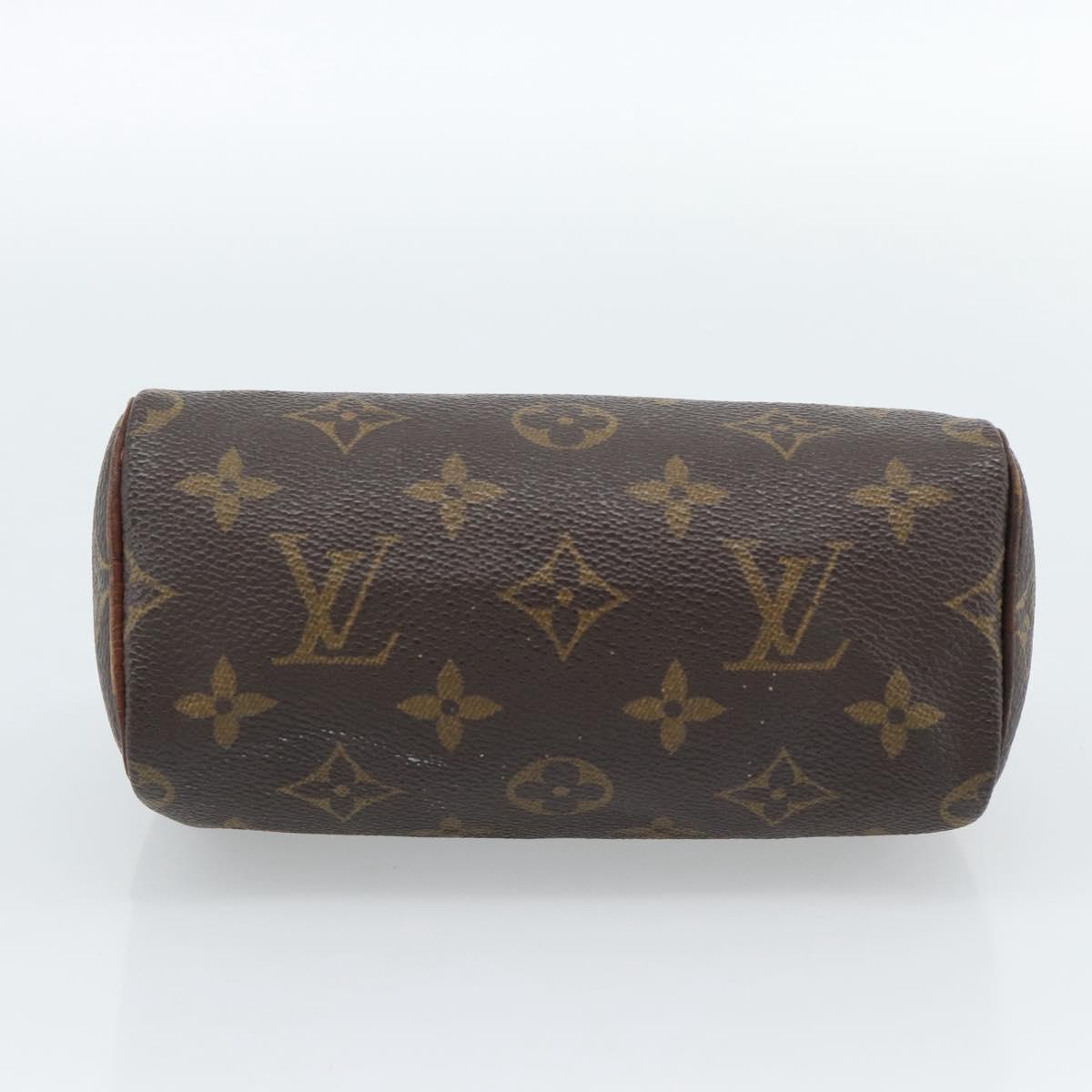 LOUIS VUITTON Monogram Mini Speedy Hand Bag M41534 LV Auth 184836