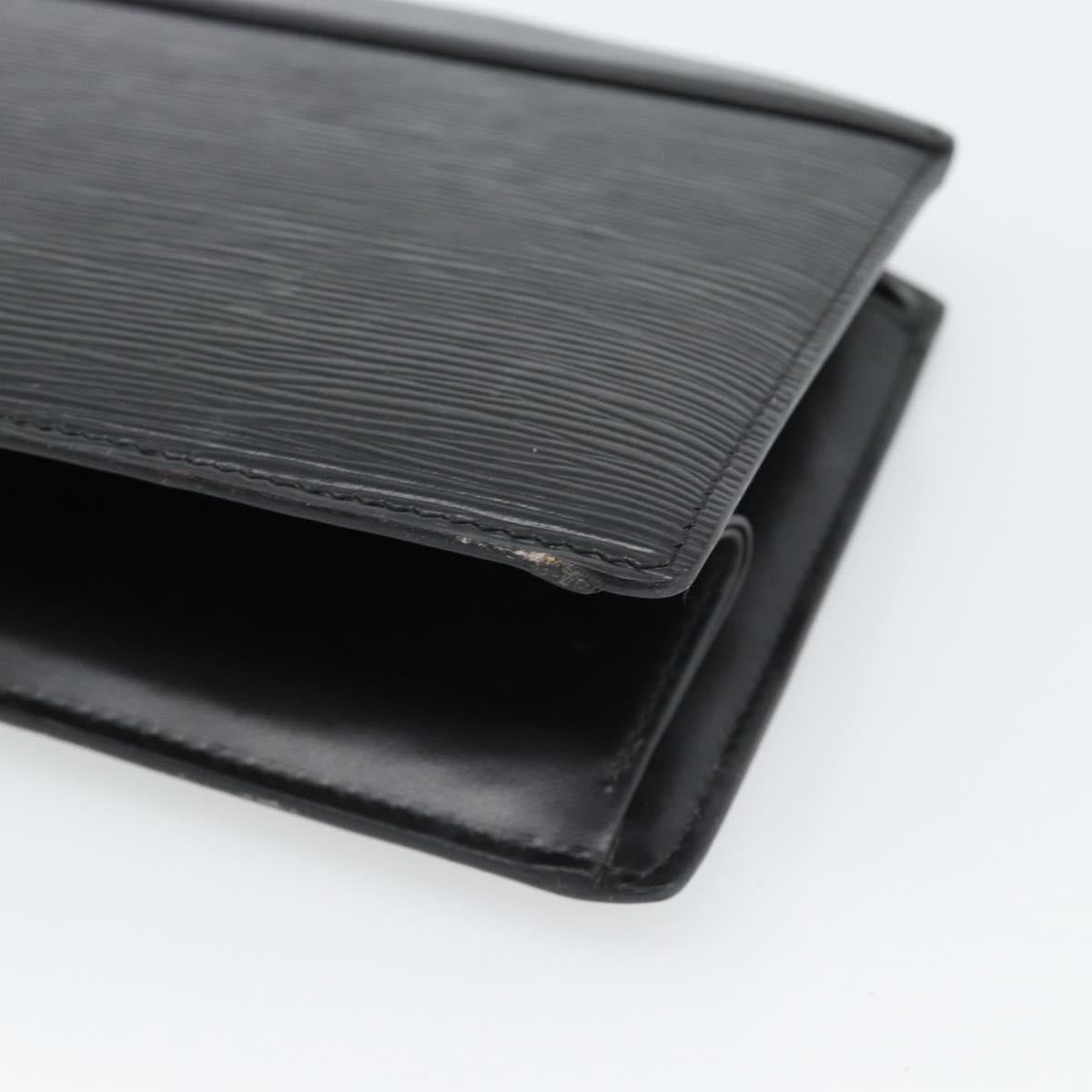 LOUIS VUITTON Epi Trousse Crete Pouch Black M48402 LV Auth 184840
