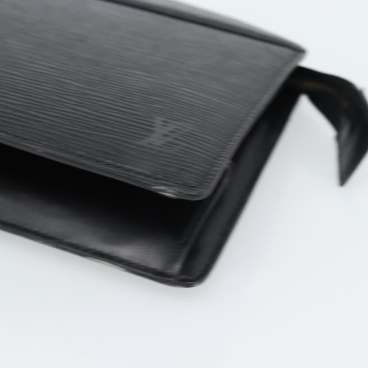 LOUIS VUITTON Epi Trousse Crete Pouch Black M48402 LV Auth 184840