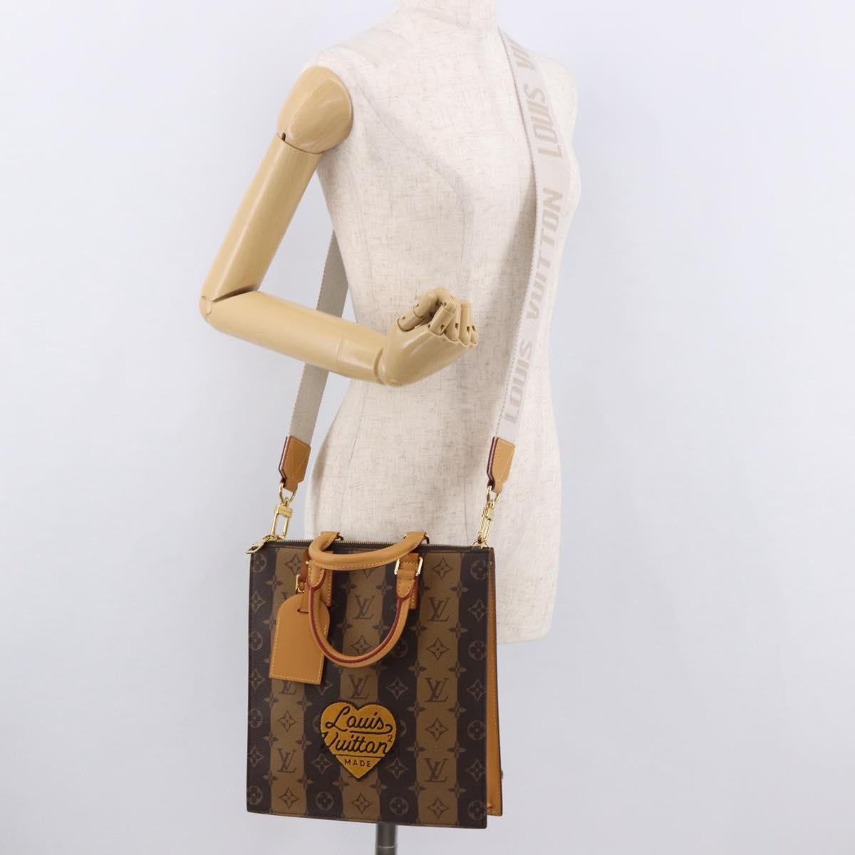 LOUIS VUITTON NIGO LV Squared Sac Plat Messenger Hand Bag M45969 Auth 184841SM