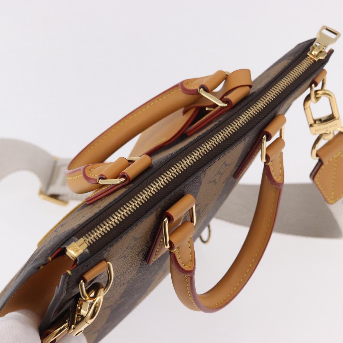 LOUIS VUITTON NIGO LV Squared Sac Plat Messenger Hand Bag M45969 Auth 184841SM