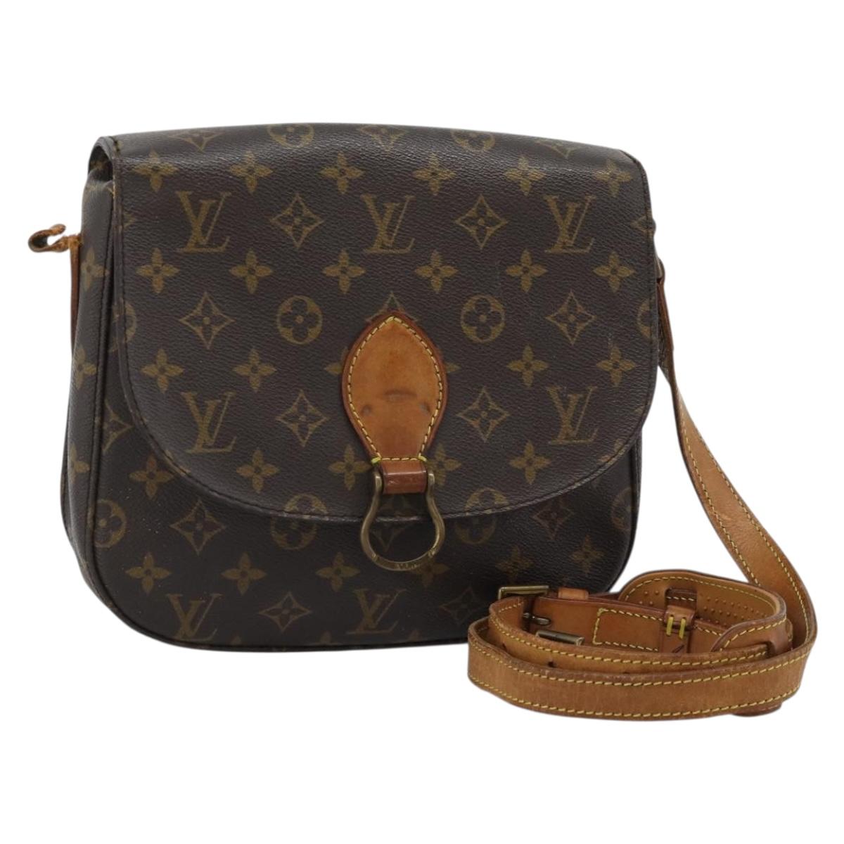 LOUIS VUITTON Monogram Saint Cloud GM Shoulder Bag M51242 LV Auth 184843