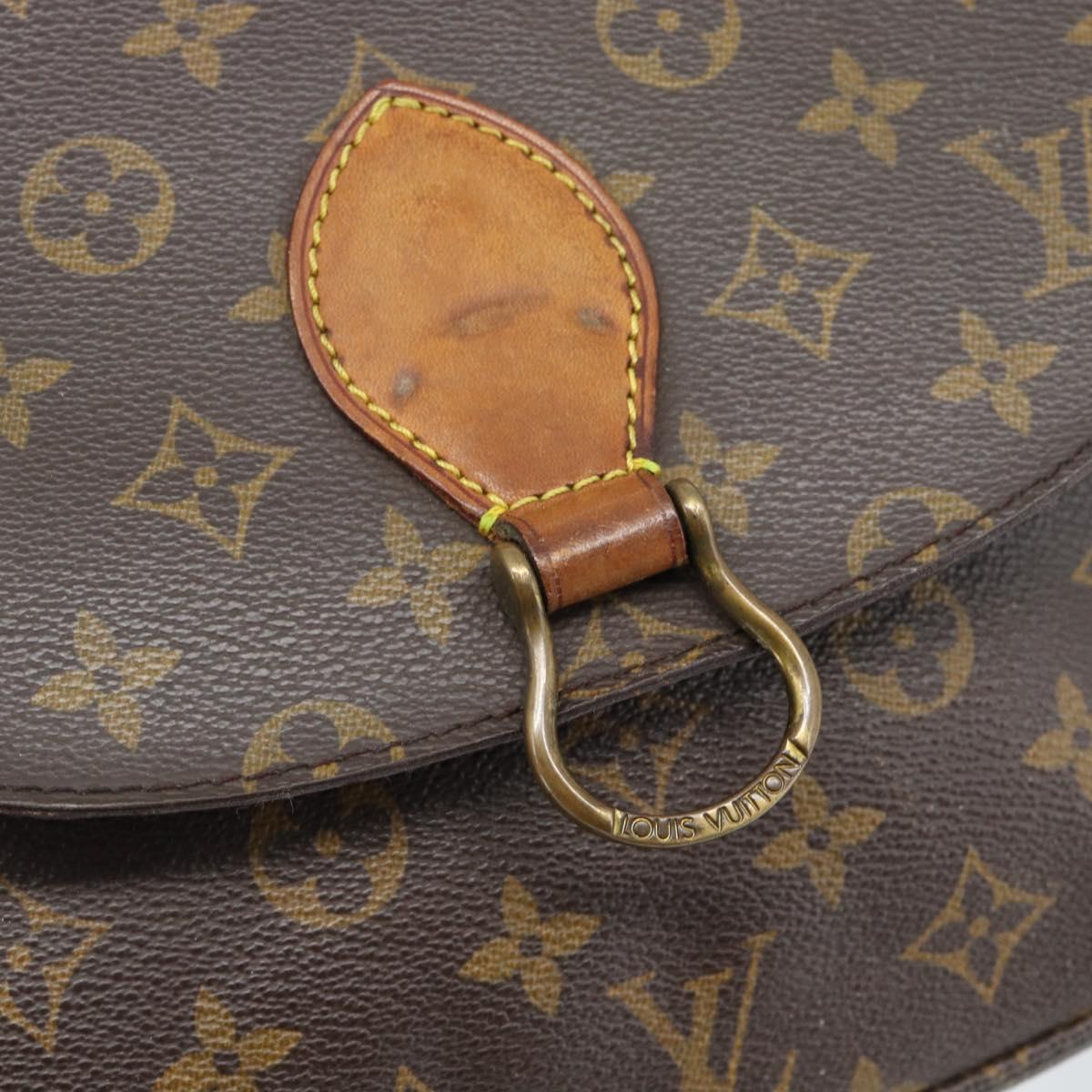 LOUIS VUITTON Monogram Saint Cloud GM Shoulder Bag M51242 LV Auth 184843