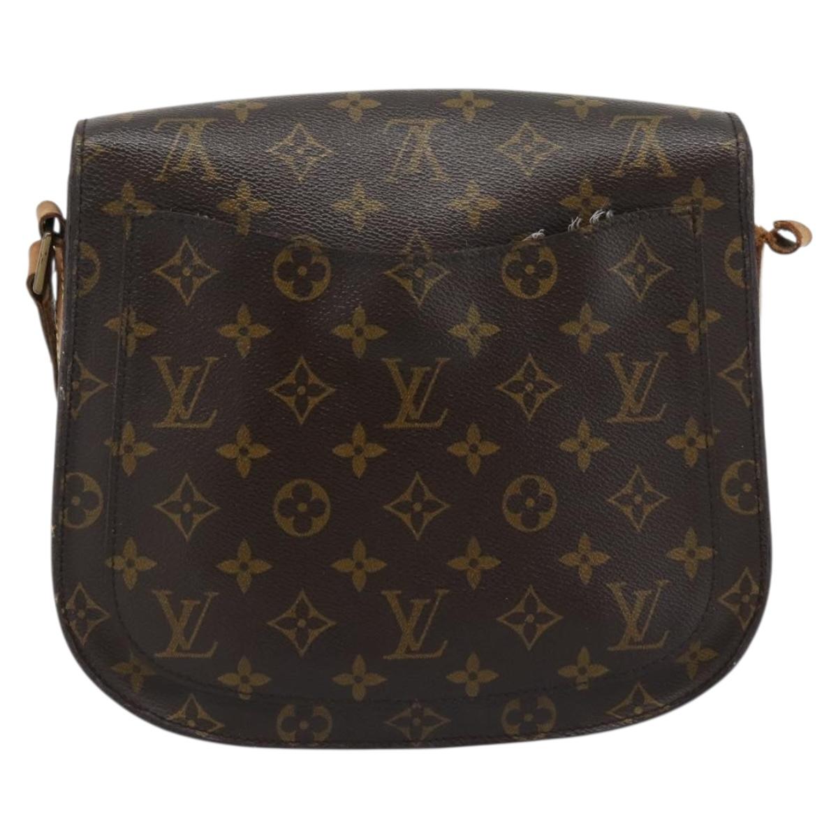 LOUIS VUITTON Monogram Saint Cloud GM Shoulder Bag M51242 LV Auth 184843