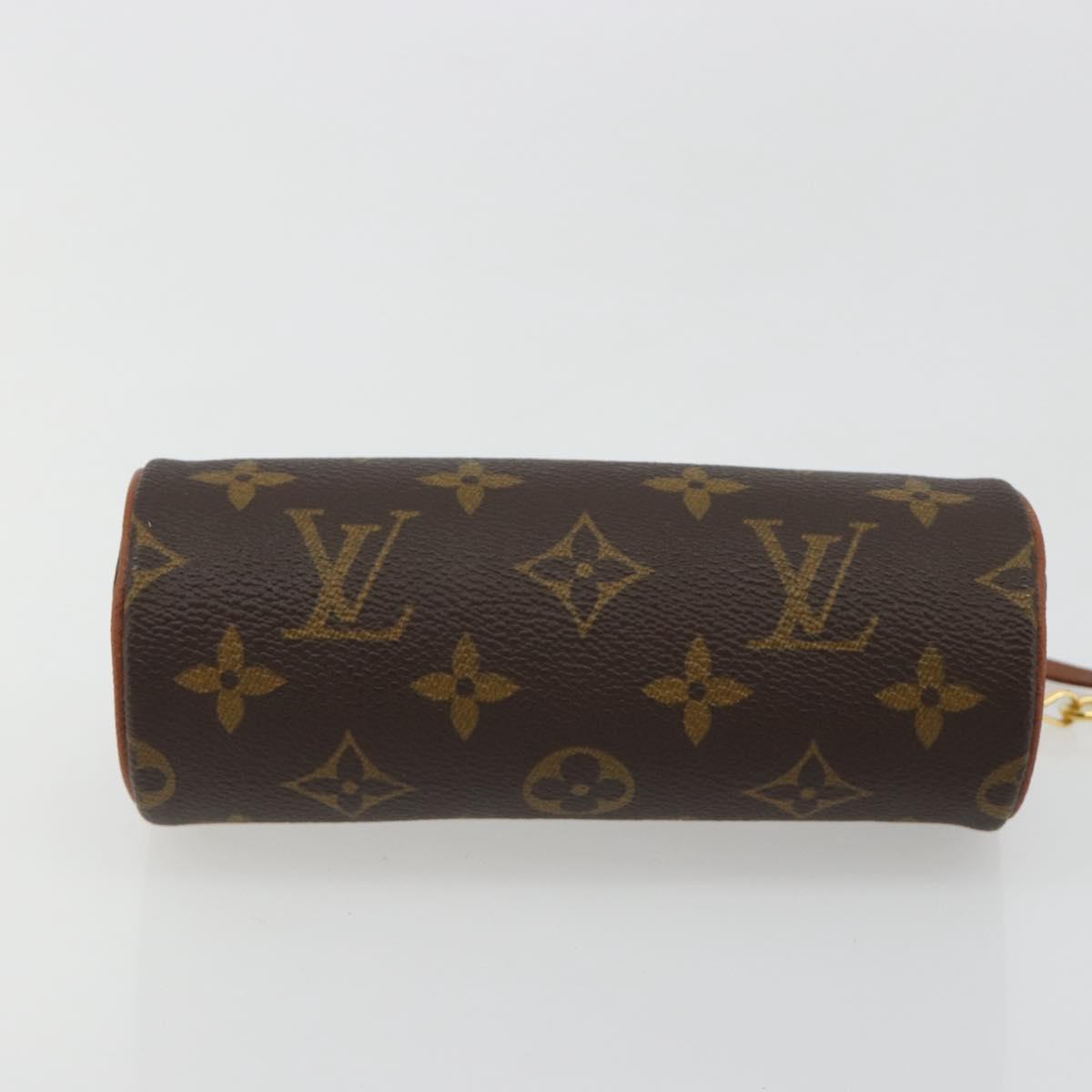 LOUIS VUITTON Monogram Papillon Pouch LV Auth 184850