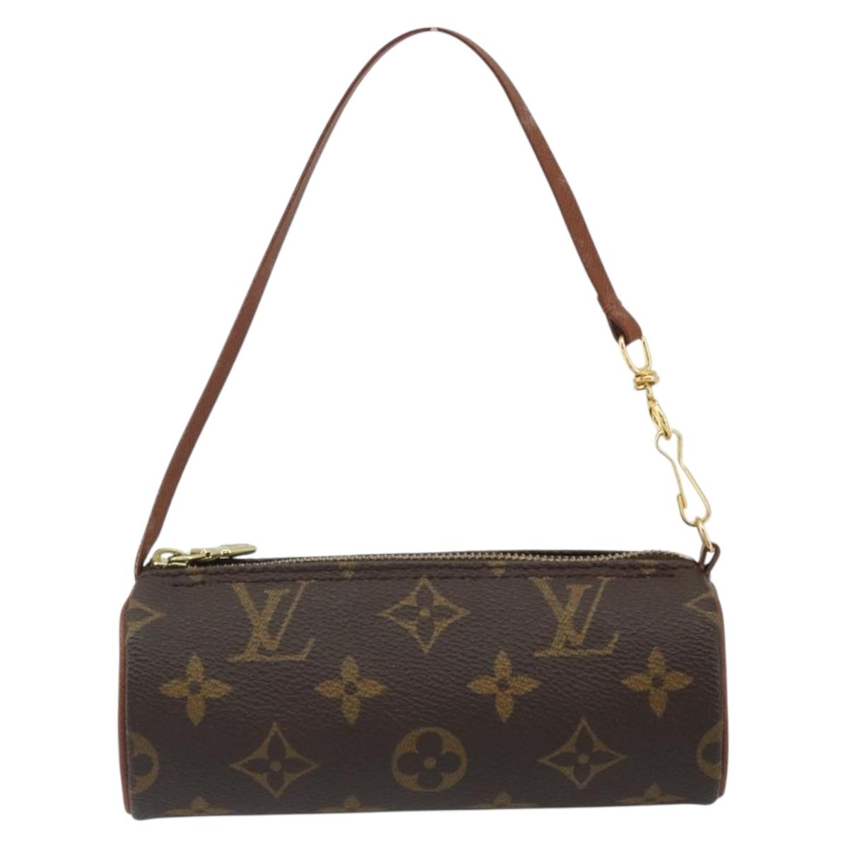 LOUIS VUITTON Monogram Papillon Pouch LV Auth 184850