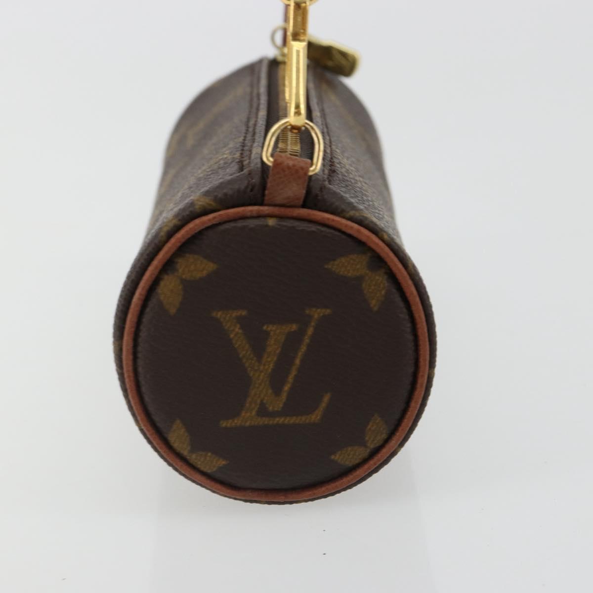 LOUIS VUITTON Monogram Papillon Pouch LV Auth 184850