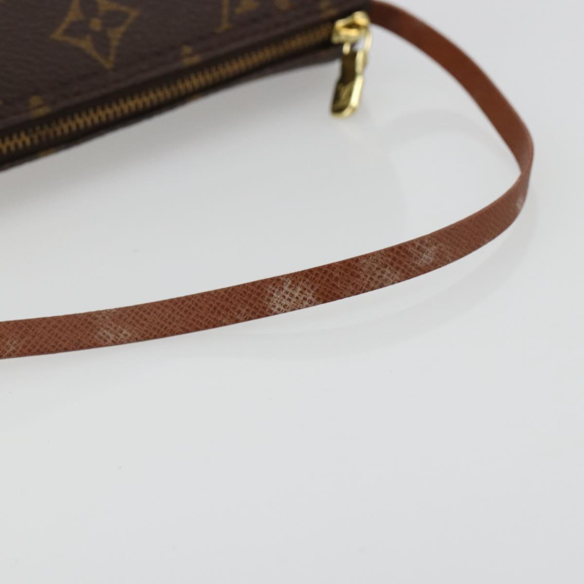 LOUIS VUITTON Monogram Papillon Pouch LV Auth 184850