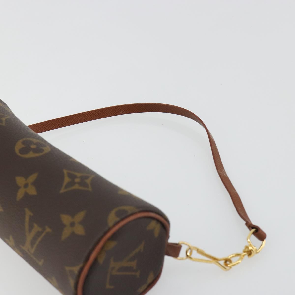 LOUIS VUITTON Monogram Papillon Pouch LV Auth 184850