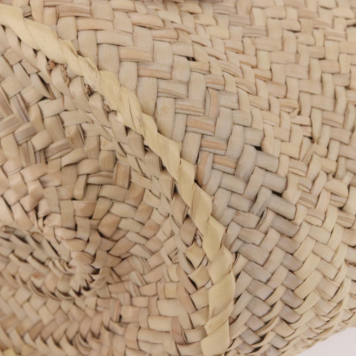LOEWE Ken Price Collaboration Hand Bag Raffia Beige Auth 184871M
