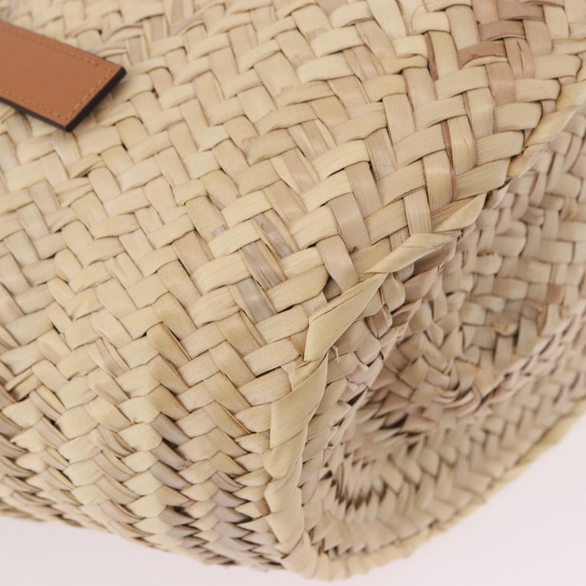 LOEWE Ken Price Collaboration Hand Bag Raffia Beige Auth 184871M