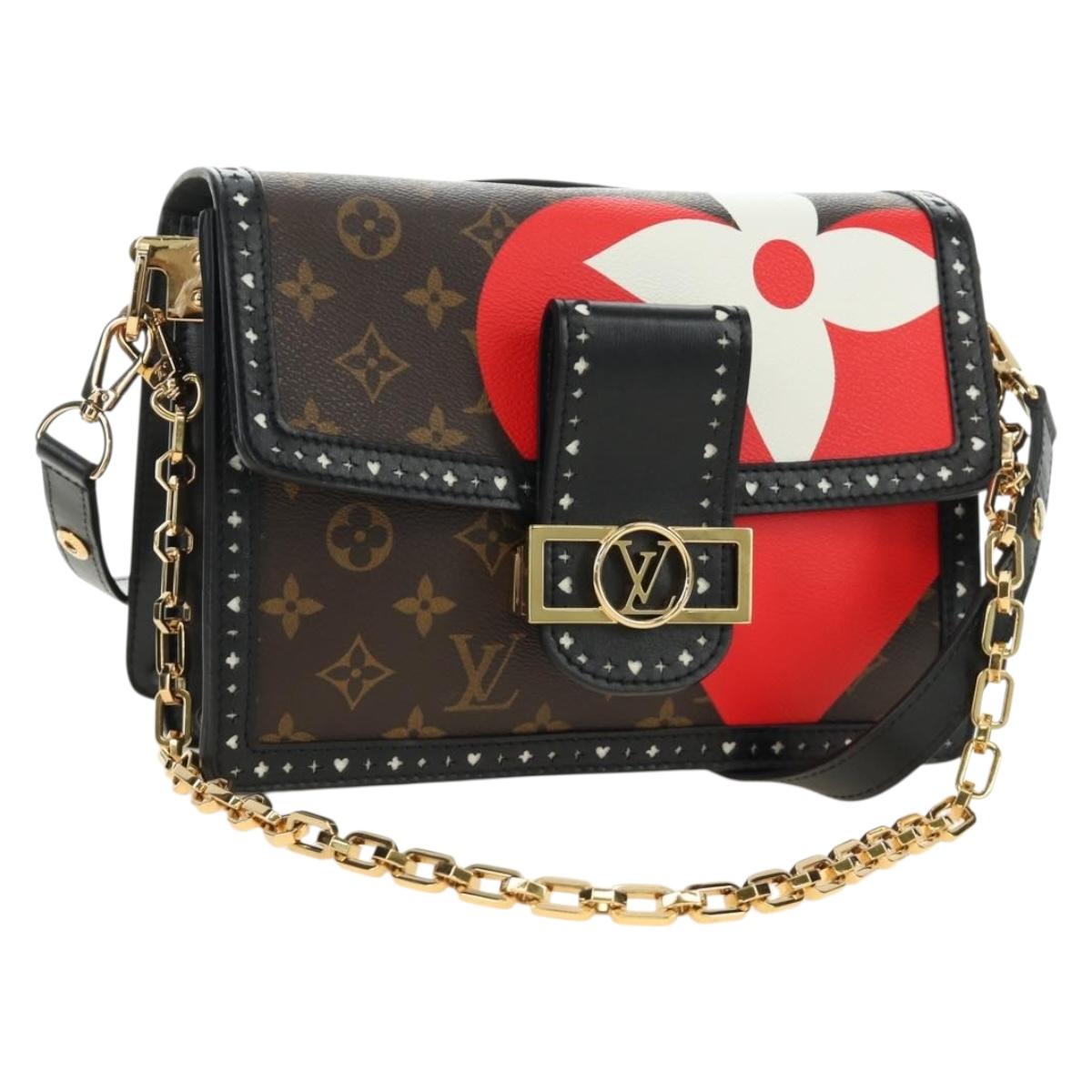 LOUIS VUITTON Monogram Game On Dauphine MM Shoulder Bag M57448 LV Auth 184875SM