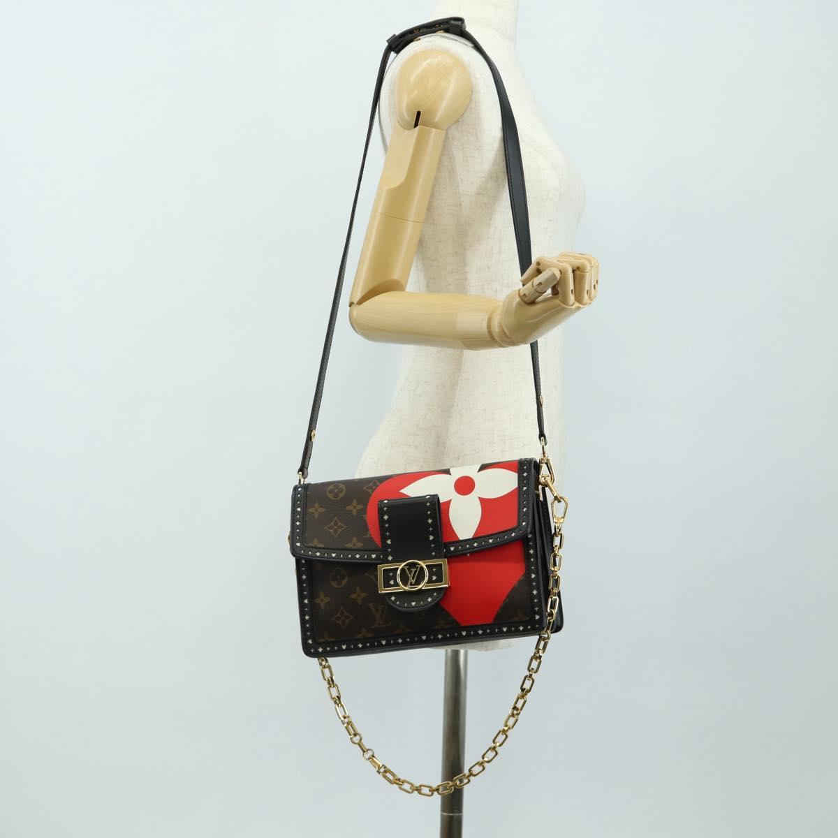 LOUIS VUITTON Monogram Game On Dauphine MM Shoulder Bag M57448 LV Auth 184875SM