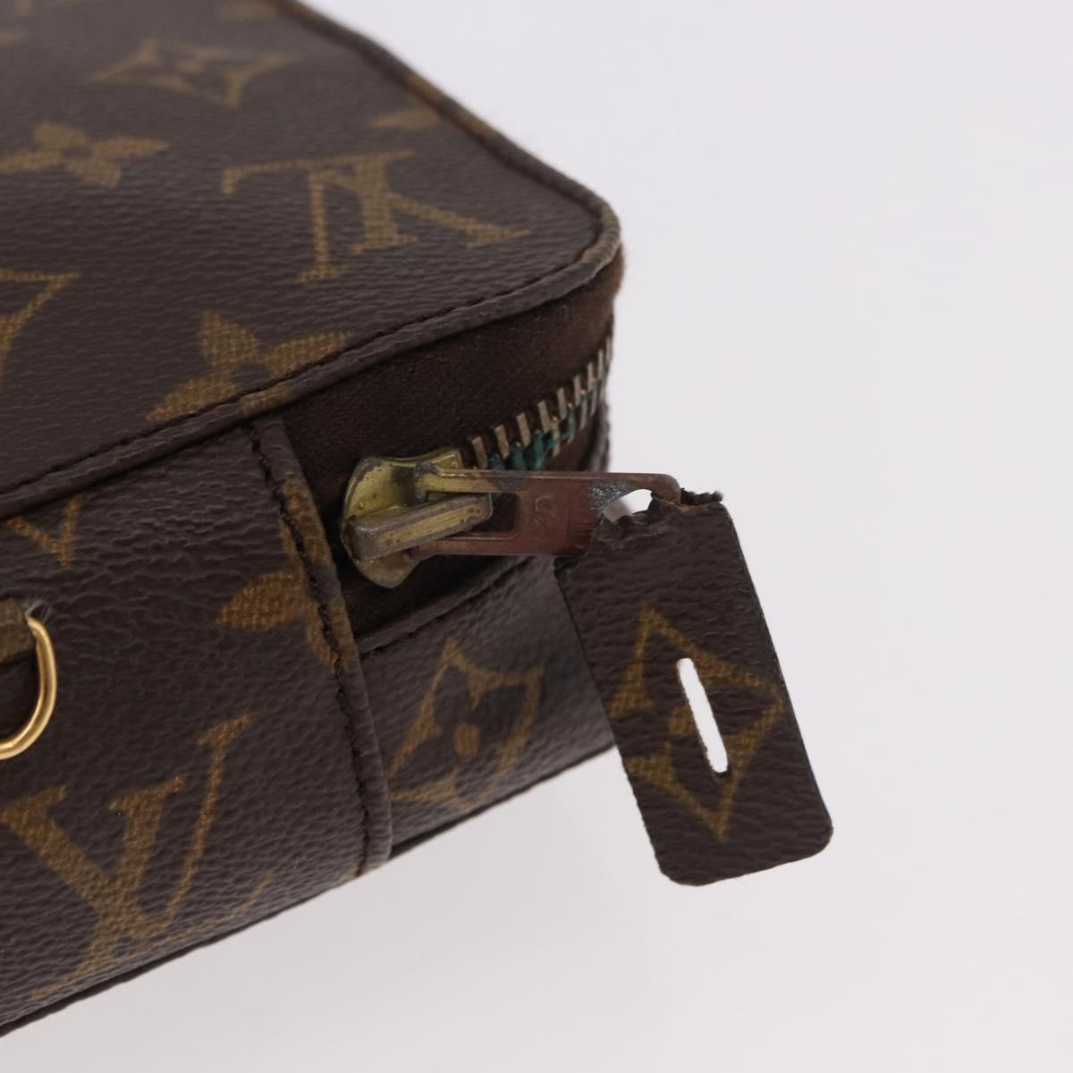 LOUIS VUITTON Monogram Posh Monte Carlo Jewelry Box M47350 LV Auth 184878