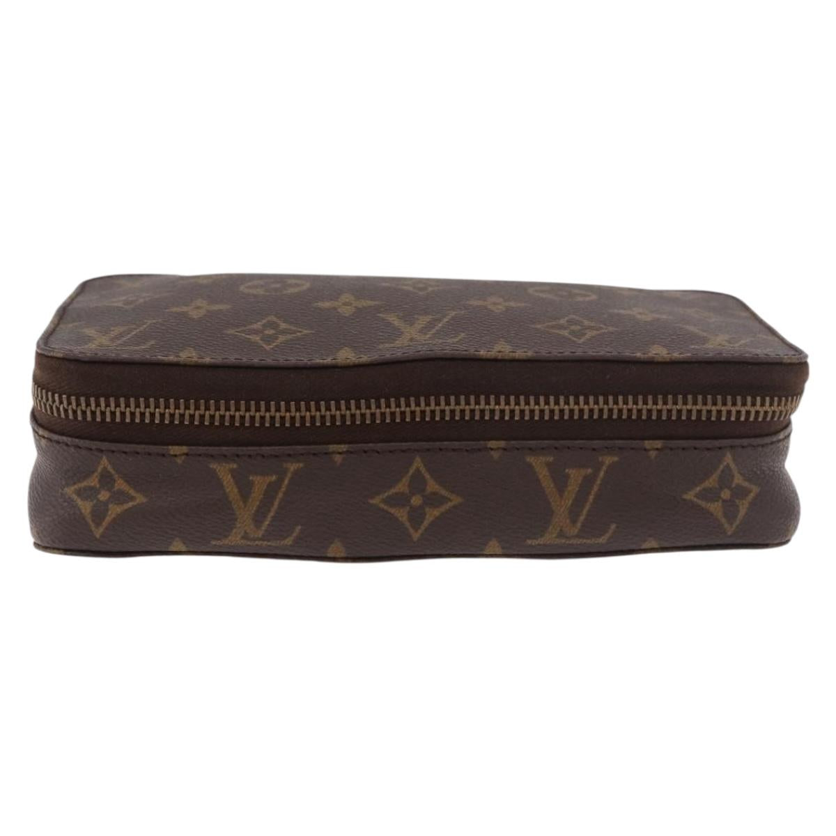 LOUIS VUITTON Monogram Posh Monte Carlo Jewelry Box M47350 LV Auth 184878