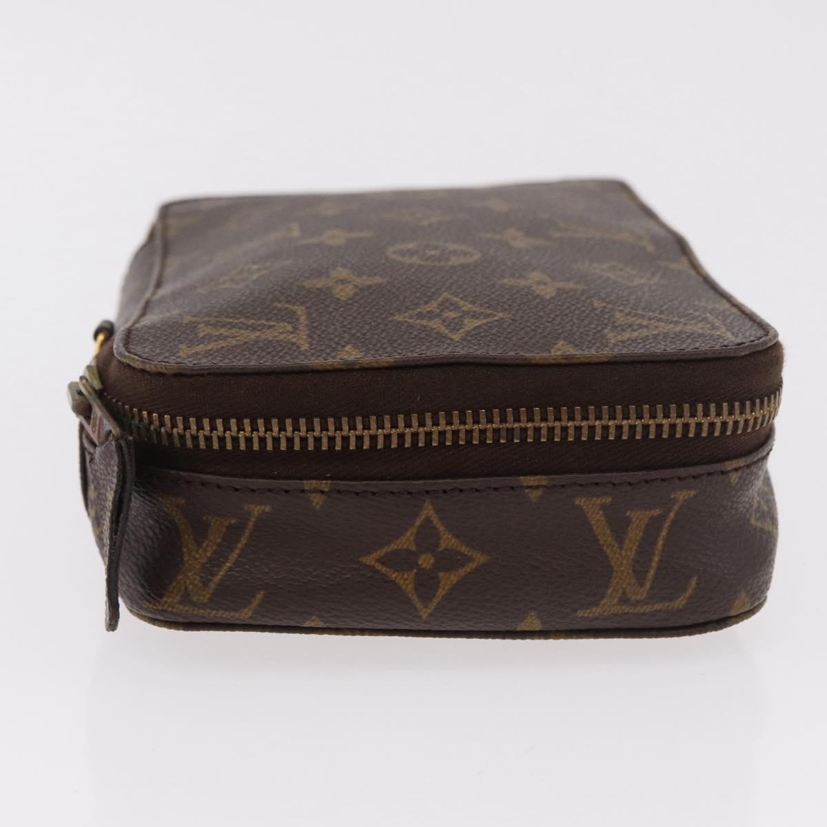 LOUIS VUITTON Monogram Posh Monte Carlo Jewelry Box M47350 LV Auth 184878