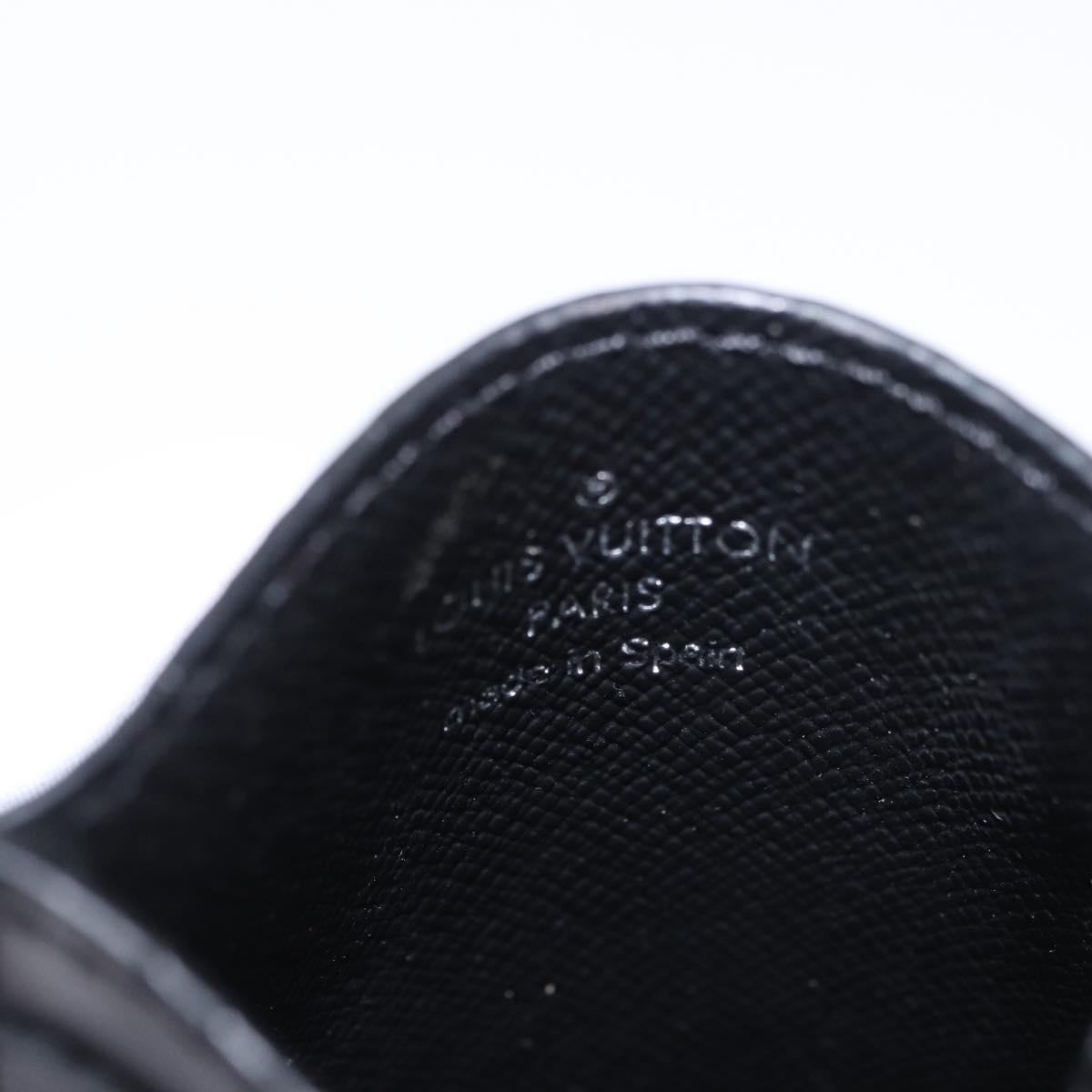 LOUIS VUITTON Monogram Eclipse Card Case M61690 LV Auth 184880A