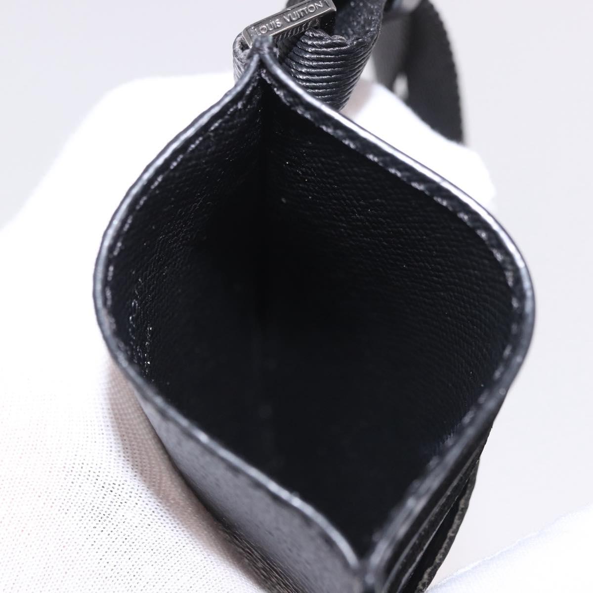 LOUIS VUITTON Monogram Eclipse Card Case M61690 LV Auth 184880A
