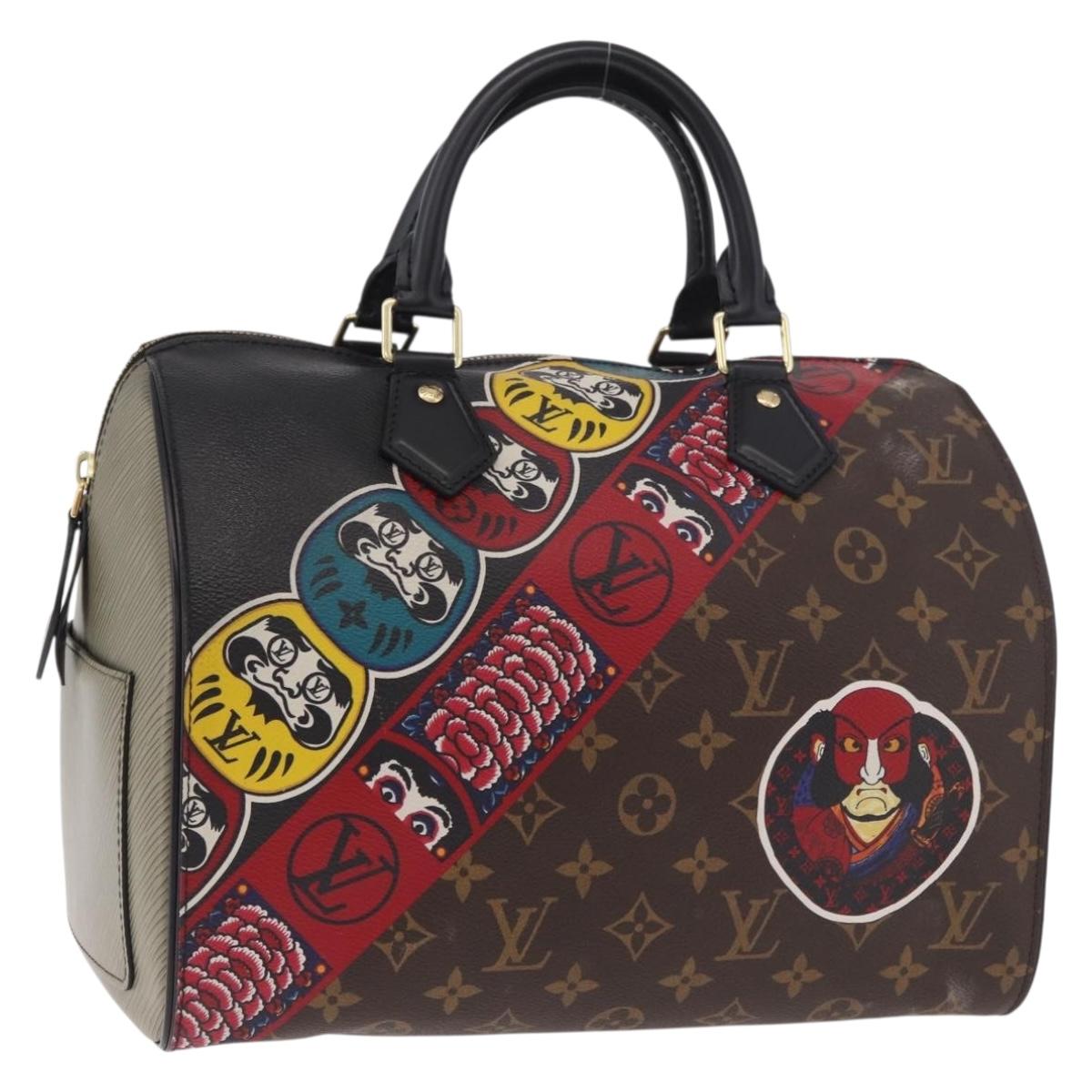 LOUIS VUITTON Monogram Kabuki Kansai Speedy 30 Hand Bag M43505 LV Auth 184886SM