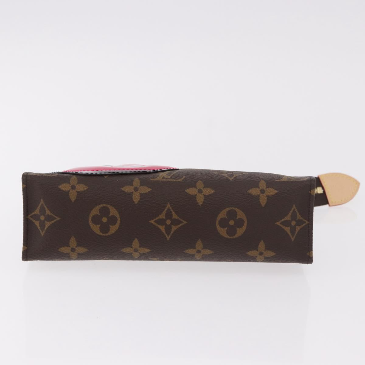 LOUIS VUITTON Monogram Reverse Trio Posh Toilette Clutch M11254 LV Auth 184887SM