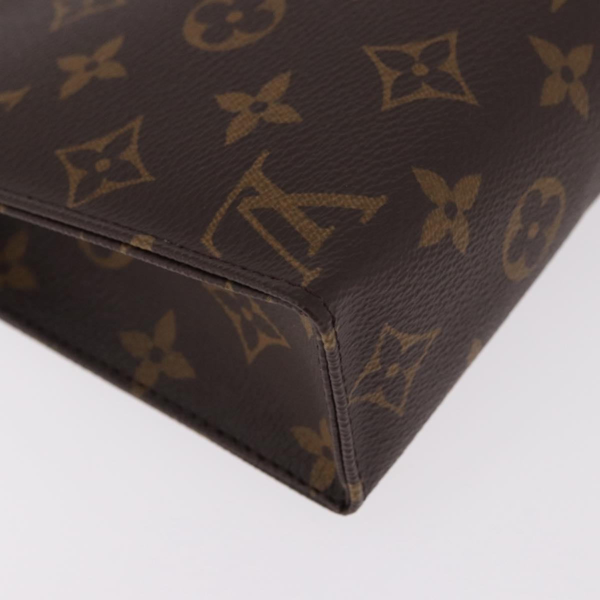 LOUIS VUITTON Monogram Reverse Trio Posh Toilette Clutch M11254 LV Auth 184887SM