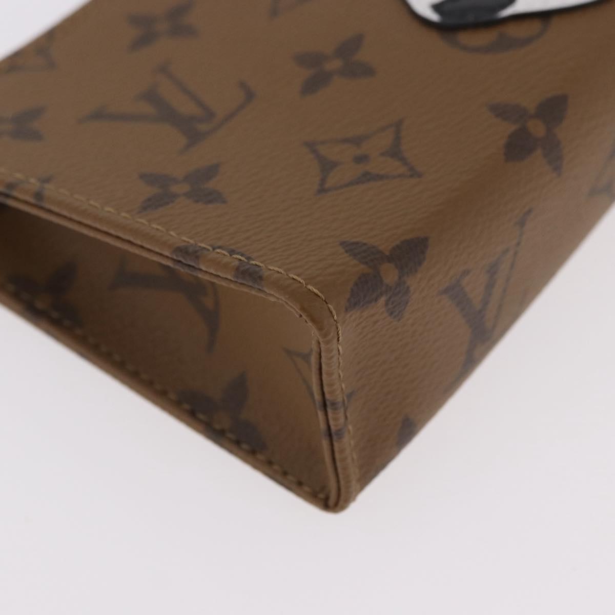 LOUIS VUITTON Monogram Reverse Trio Posh Toilette Clutch M11254 LV Auth 184887SM