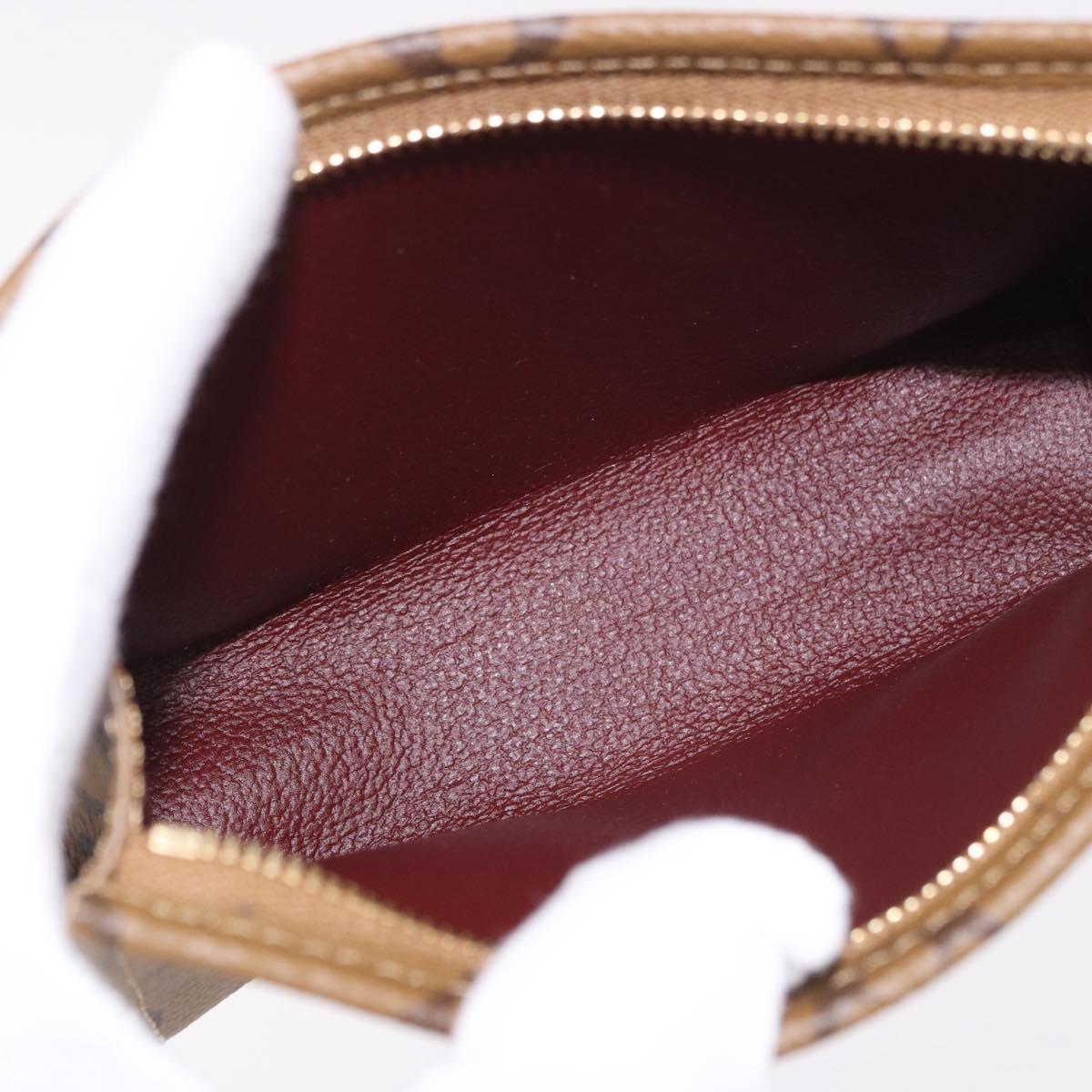 LOUIS VUITTON Monogram Reverse Trio Posh Toilette Clutch M11254 LV Auth 184887SM