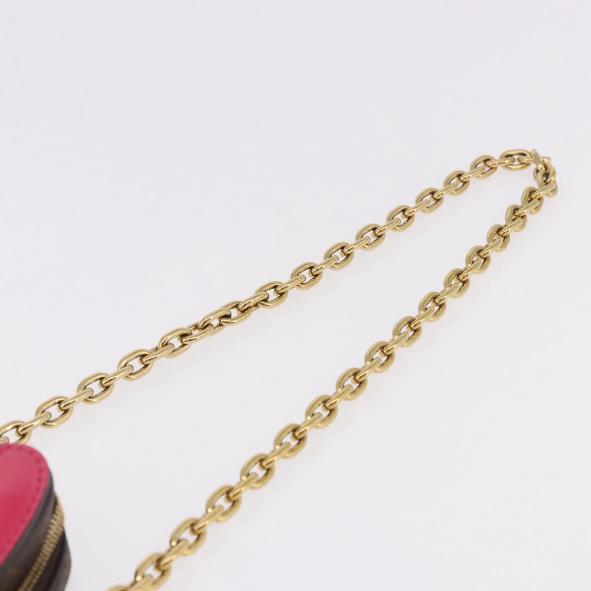 LOUIS VUITTON Monogram Wallet On Chain Rabbit Bag Rose M11452 LV Auth 184890SM