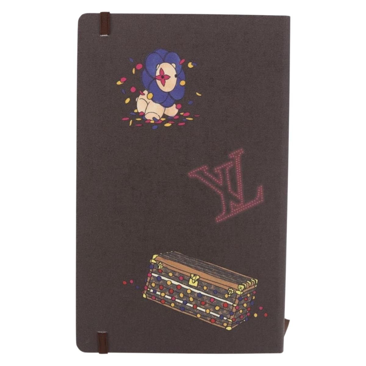 LOUIS VUITTON Monogram Vivienne Notebook MM Jane & Sticker GI1485 Auth 184901M