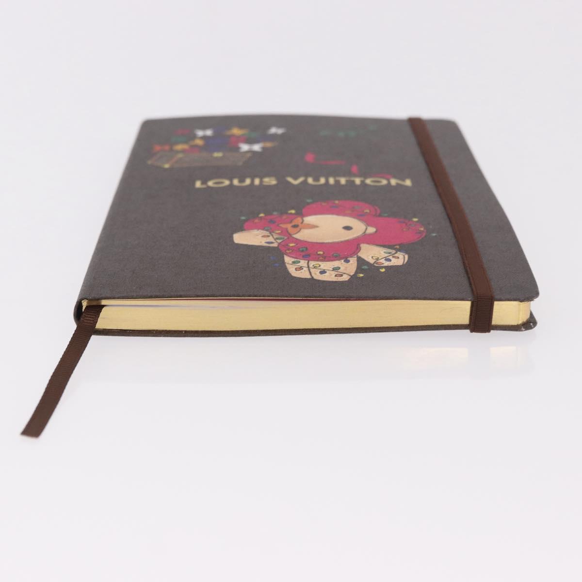 LOUIS VUITTON Monogram Vivienne Notebook MM Jane & Sticker GI1485 Auth 184901M