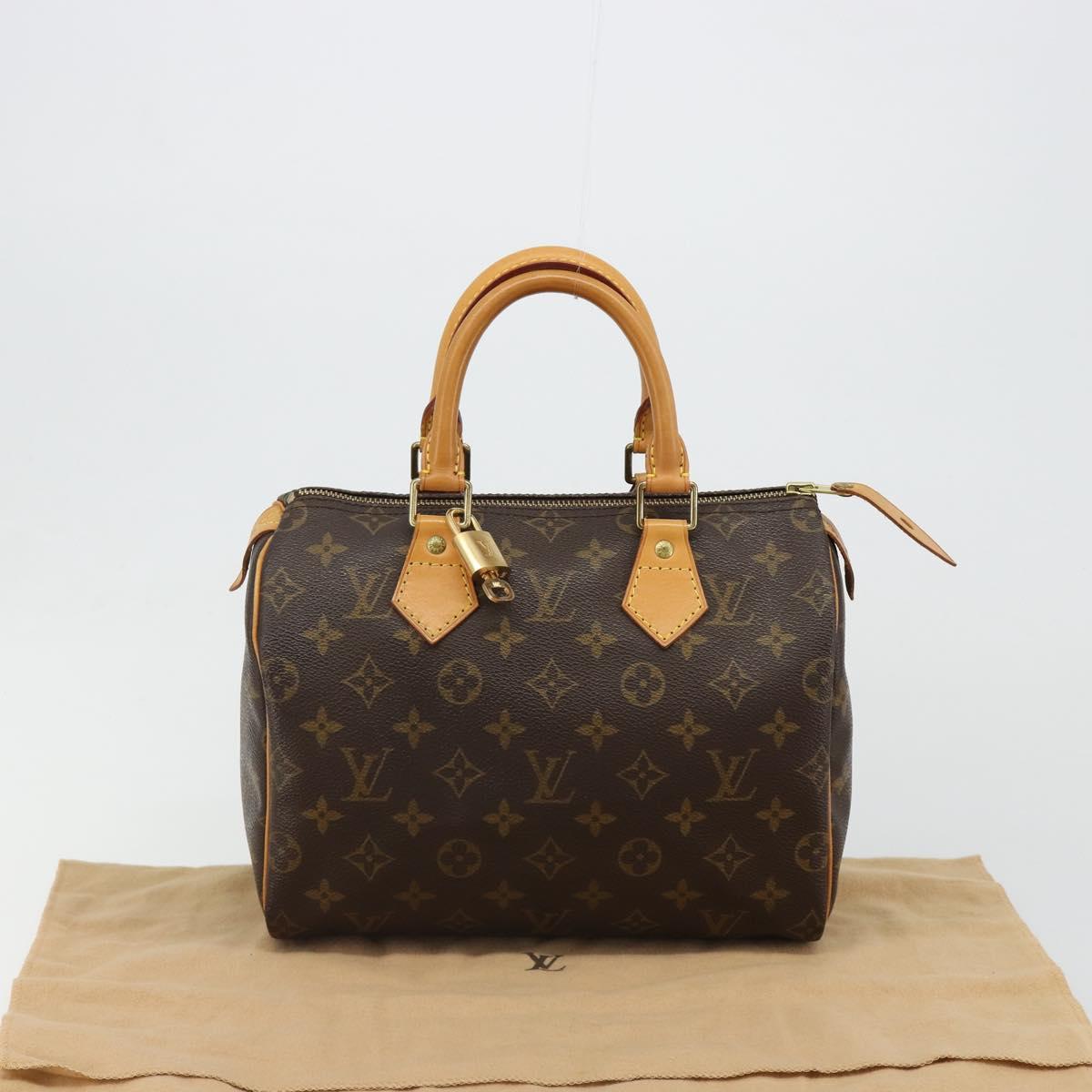 LOUIS VUITTON Monogram Speedy 25 Hand Bag M41528 LV Auth 184910V