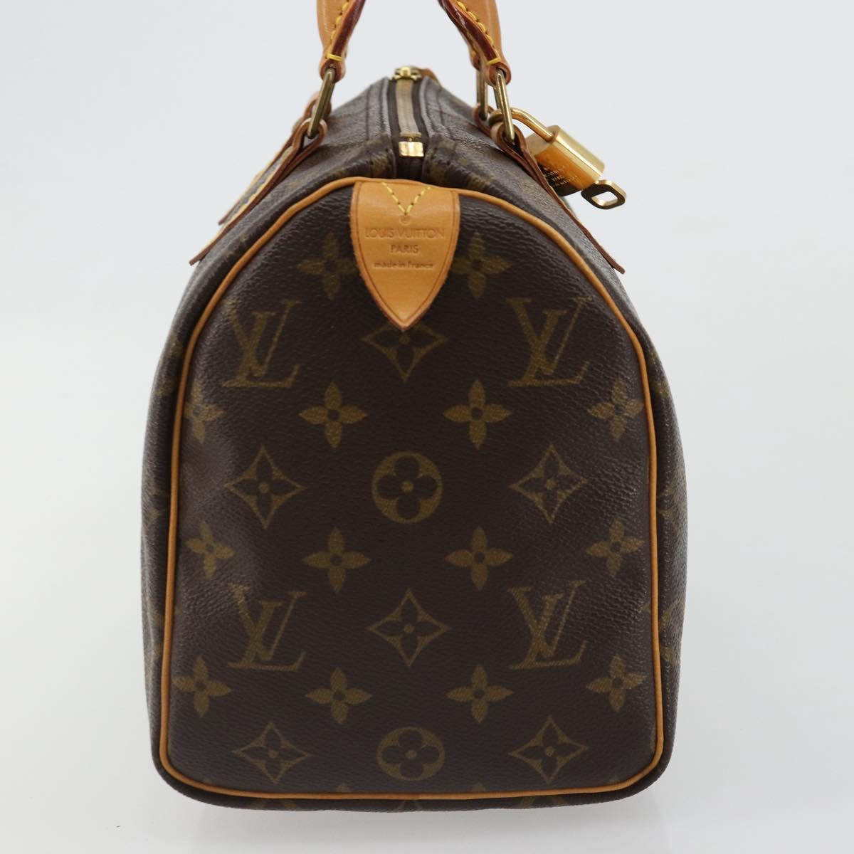 LOUIS VUITTON Monogram Speedy 25 Hand Bag M41528 LV Auth 184910V