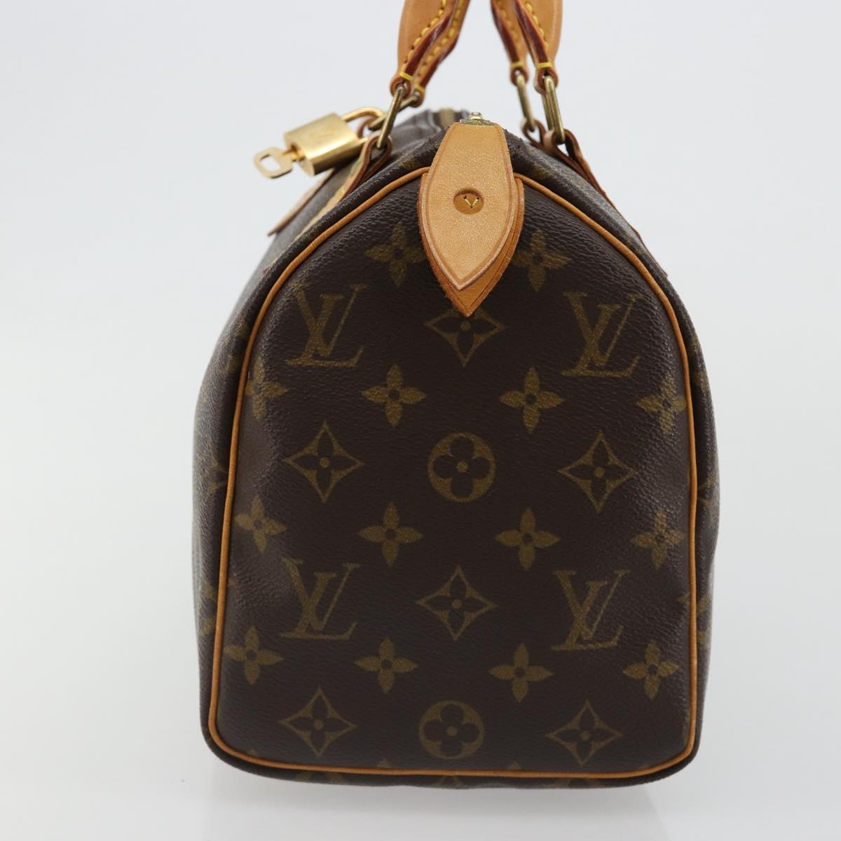 LOUIS VUITTON Monogram Speedy 25 Hand Bag M41528 LV Auth 184910V