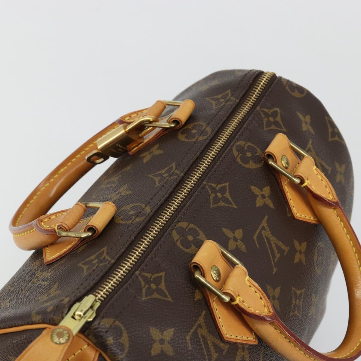 LOUIS VUITTON Monogram Speedy 25 Hand Bag M41528 LV Auth 184910V