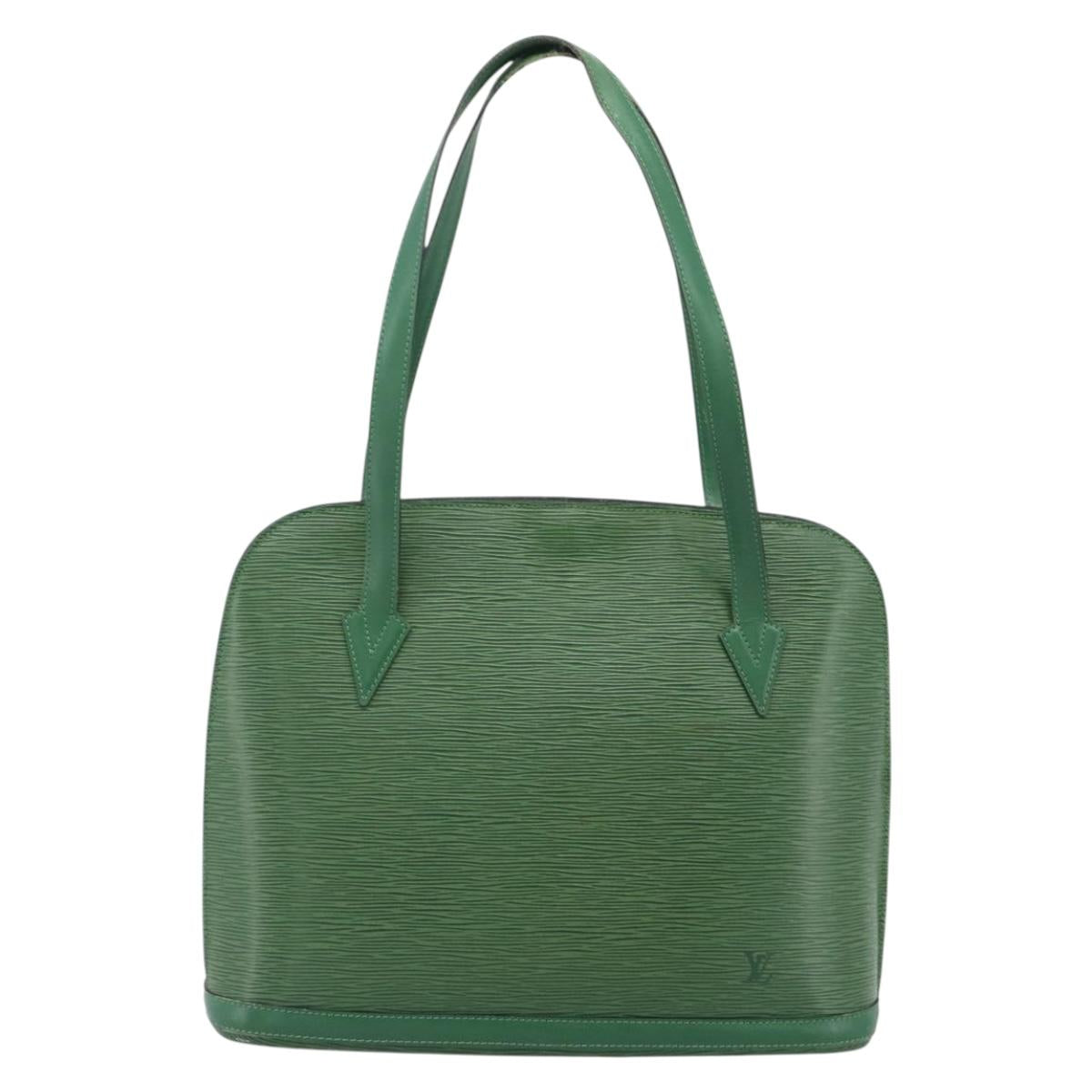 LOUIS VUITTON Epi Lussac Shoulder Bag Green M52284 LV Auth 184911