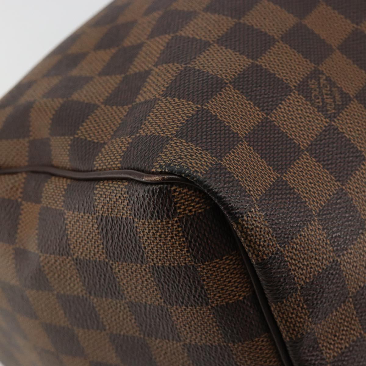 LOUIS VUITTON Damier Ebene Speedy 30 Hand Bag N41364 LV Auth 184917SAV