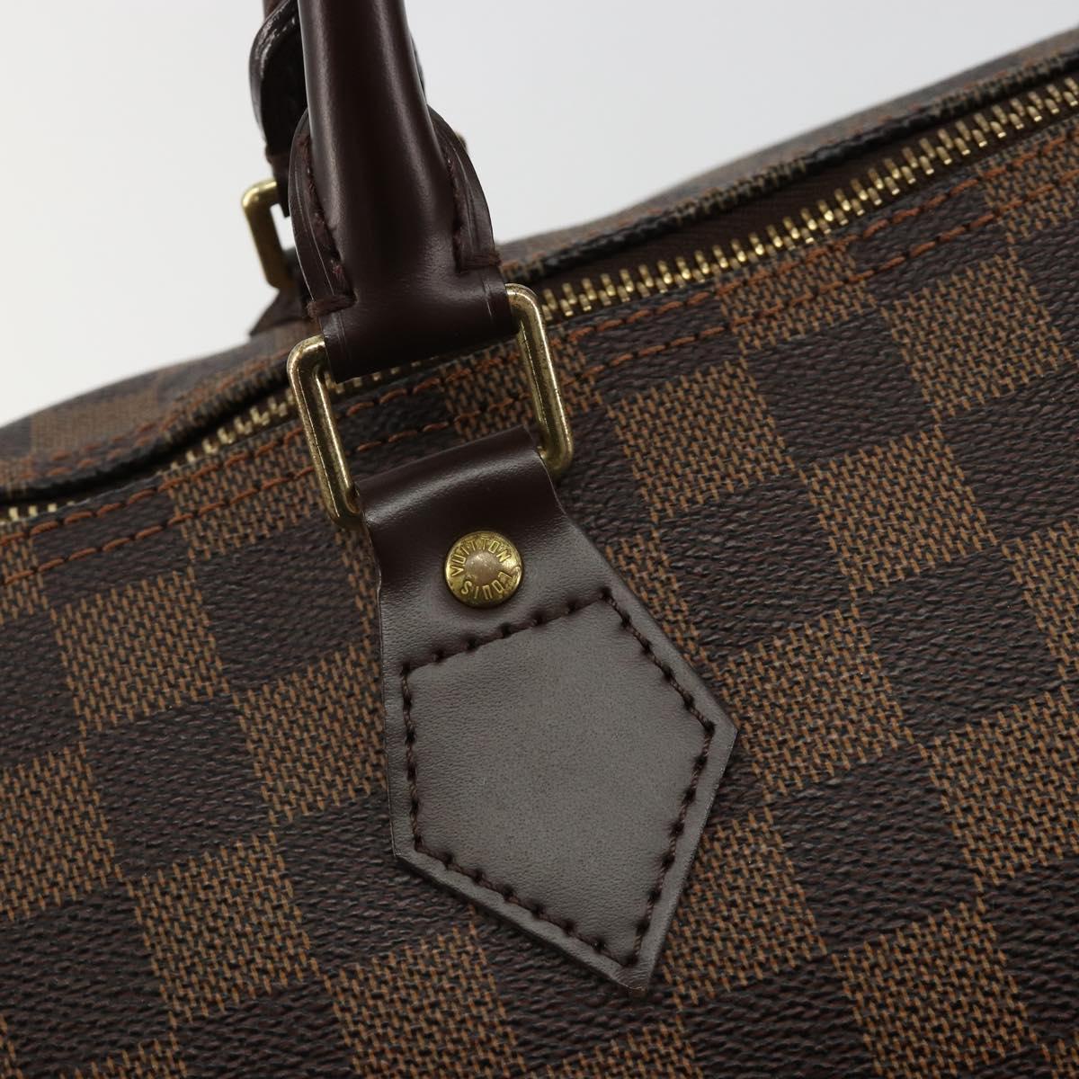 LOUIS VUITTON Damier Ebene Speedy 30 Hand Bag N41364 LV Auth 184917SAV