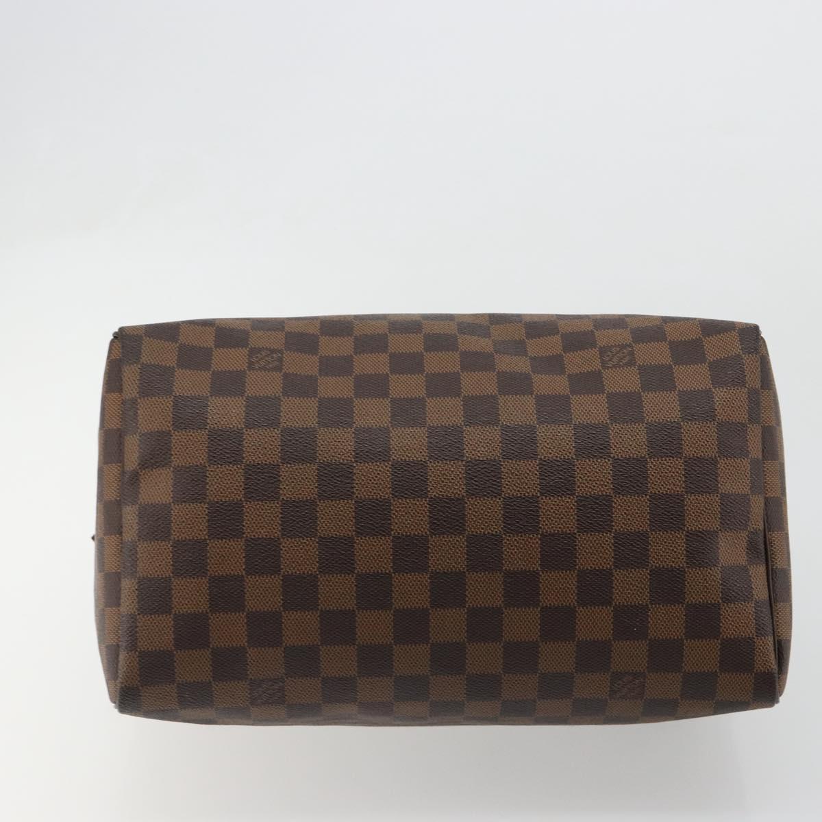 LOUIS VUITTON Damier Ebene Speedy 30 Hand Bag N41364 LV Auth 184917SAV